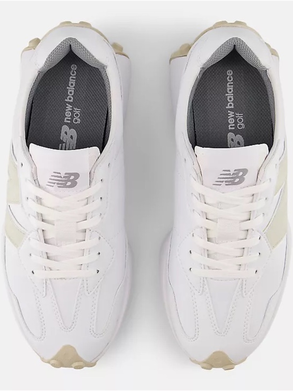 New Balance White Sneakers with Beige 'N' Accent - Picture 6 of 8